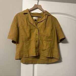 Universal Thread Mustard Short Sleeve Shirt